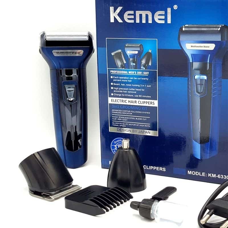 Kemei KM-6330 রিচার্জেবল ইলেকট্রিক ট্রিমার Kemei KM-6330 Rechargeable Electric Shaver